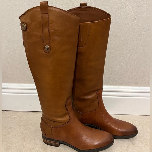 Sam Edelman Penny Leather Riding Boot - Picture 1 of 8